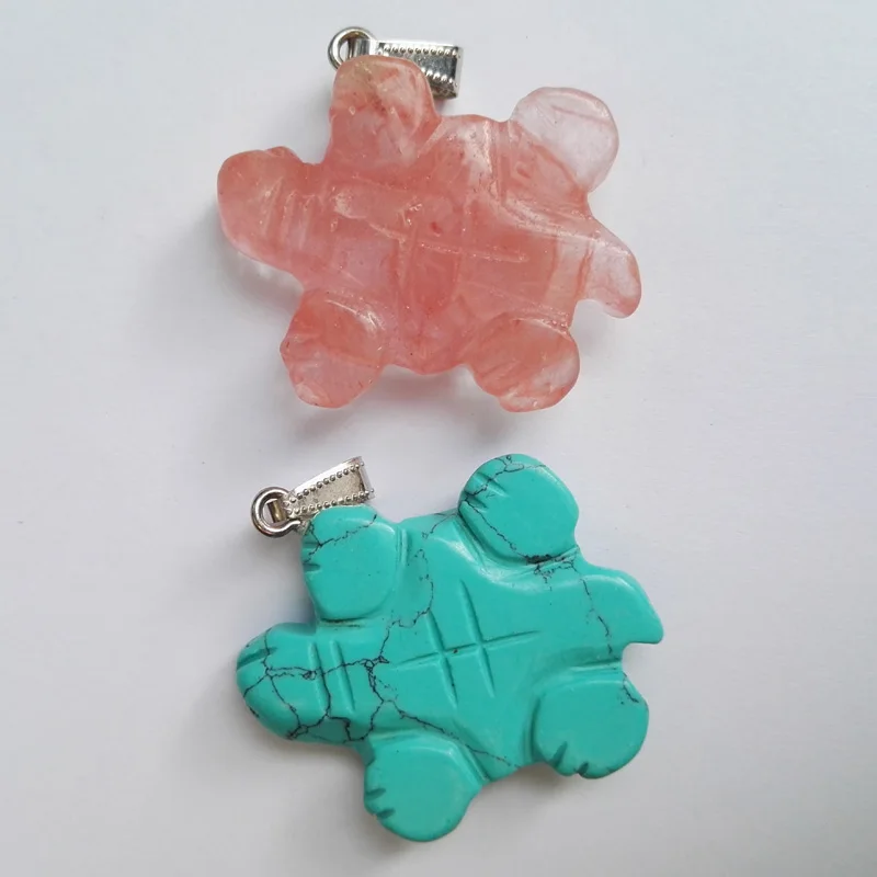 Wholesale 24pcs naturel mixte Pierre Pendule Charm Petit pilier Pierre Pendentifs Wholesale 24pcs naturel mixte Pierre Pendule Charm Petit pilier Pierre Pendentifs