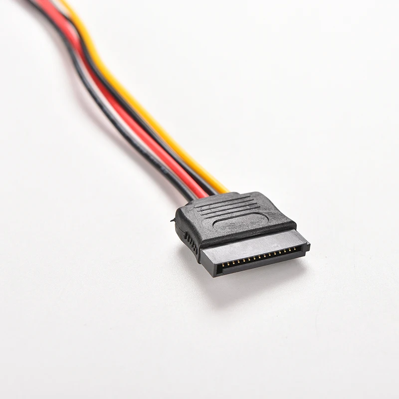 Адаптер питания JETTING 1 шт. 15 Pin SATA штекер гнездо P удлинитель провод шнур 8 дюймов 20