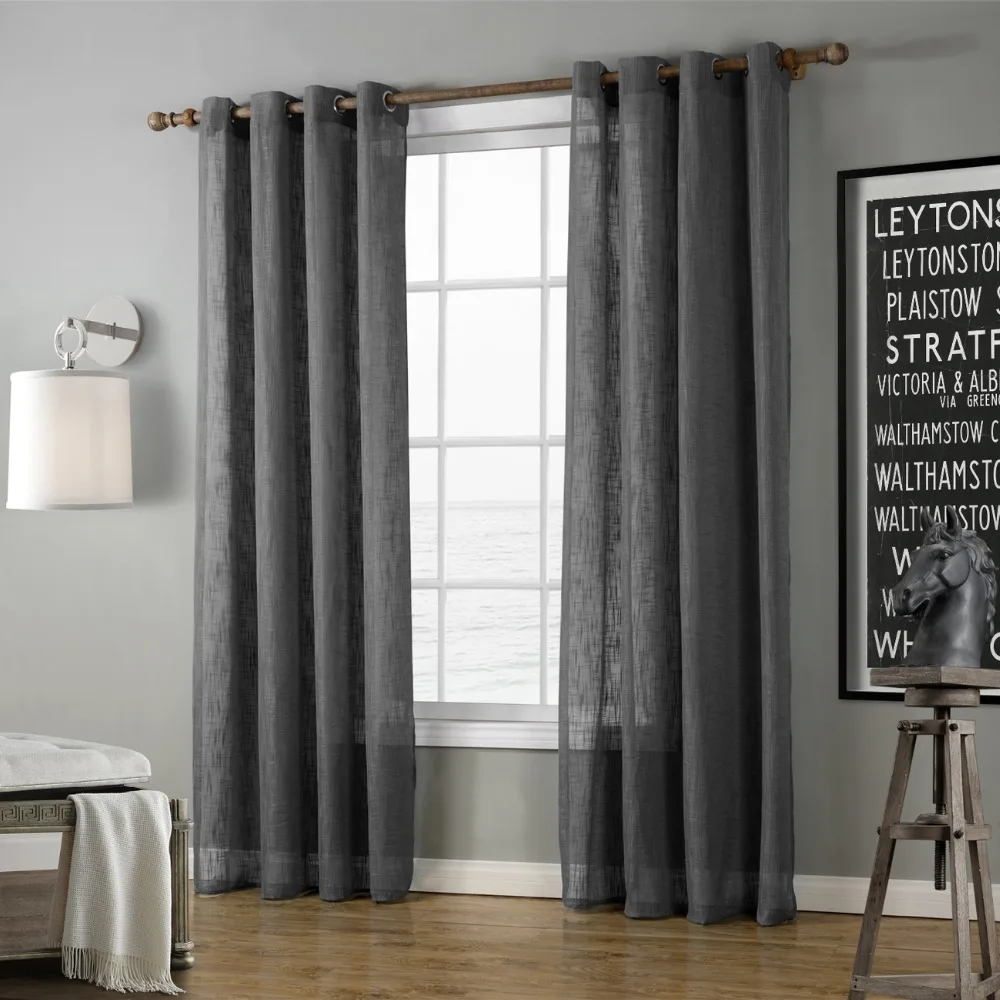 tulle curtains for living room