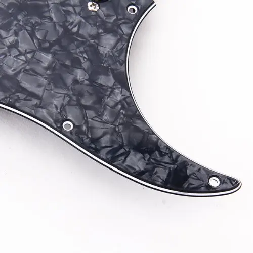 Электрогитара Pickguard звукосниматели загружены Prewired 11 Hole SSH черный жемчуг