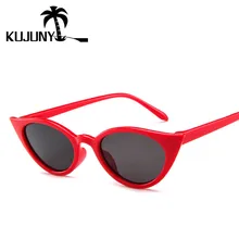 KUJUNY, новинка, солнцезащитные очки, кошачий глаз, Ретро стиль, солнцезащитные очки, маленький кошачий глаз, солнцезащитные очки для женщин, фирменный дизайн, зеркальные очки, UV400