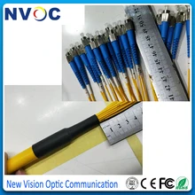 SM(9/125), 24 ядра, 2,0 мм ПВХ желтый кабель подблок, желтый ПВХ куртка, 25 м, FC/UPC SC ST LC Breakout волоконно-оптический соединительный кабель