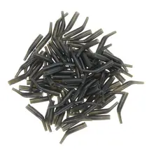 50 шт. 22 мм аксессуары для ловли карпа крючок для ловли карпа рукав концевые Аксессуары для рыбалки, поворотное соединение идеальный угол завязывания темно-зеленый Лидер продаж