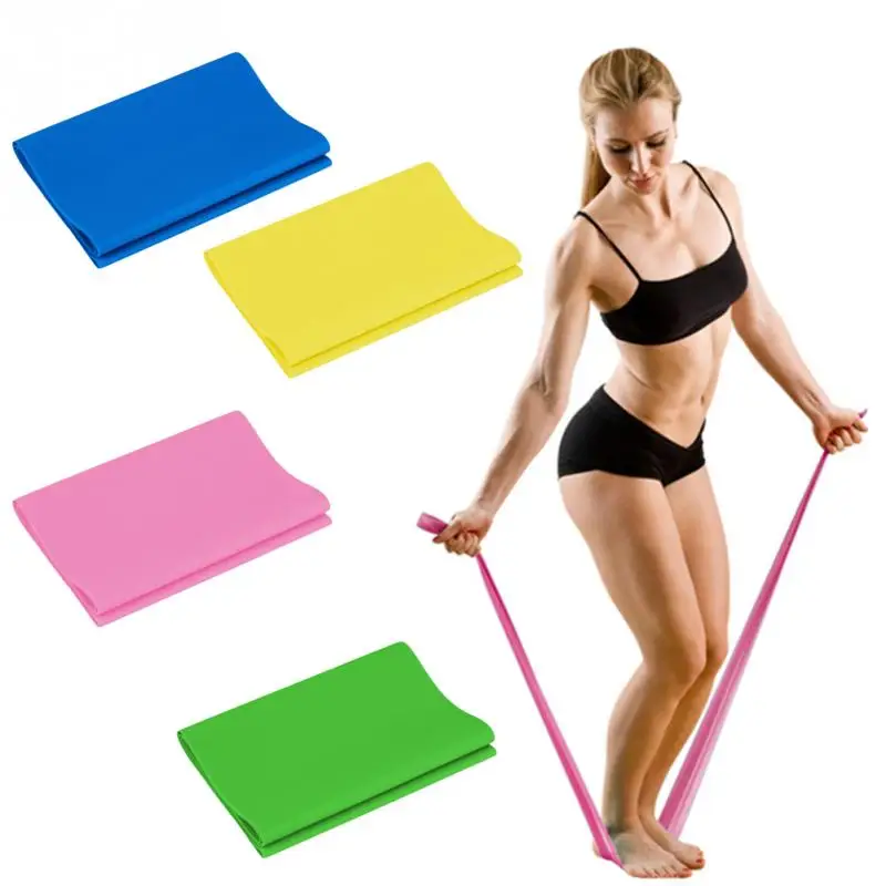 High Elasticity Yoga Tension Band Latex Slimming Strap 120CM font b Fitness b font Pull Band