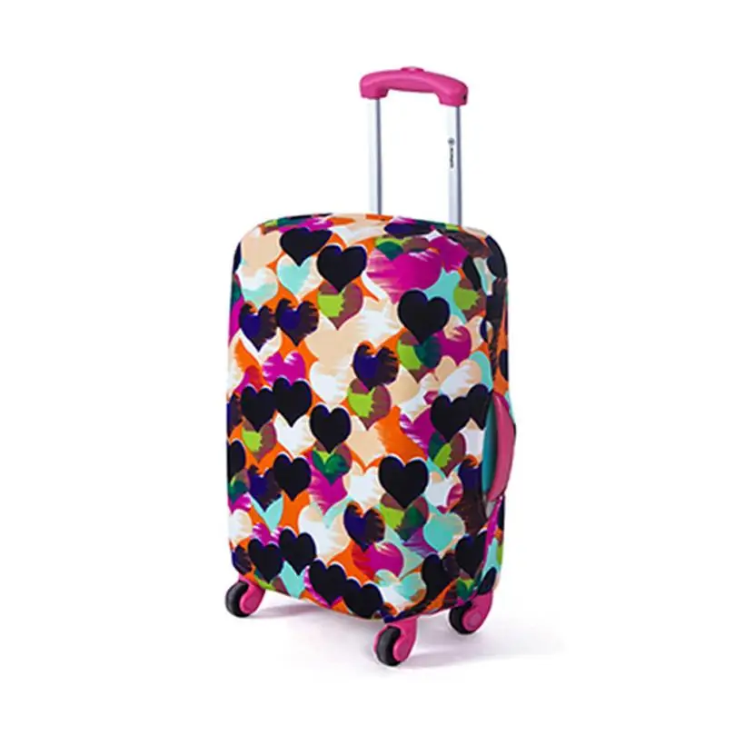 Модный однотонный Чехол для багажа с рисунком 18-20 дюймов эластичный нетканый Пыленепроницаемый Чехол для чемодана a3 30 - Цвет: Светло-серый