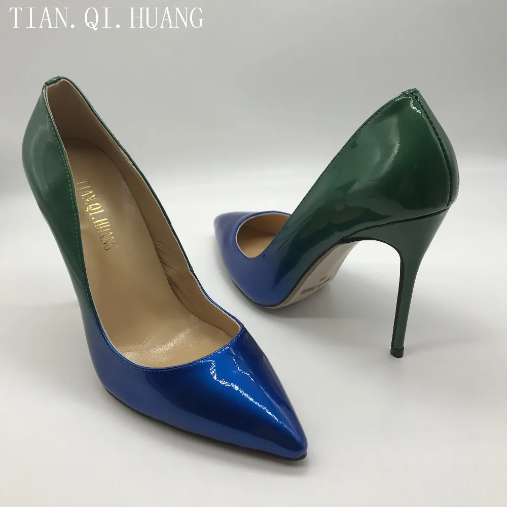

Fashion Design Women Shoes Pumps Sexy Fashion Pointed Toe High Heels Casual Patent leather Style Shoes Woman TIAN.QI.HUANG