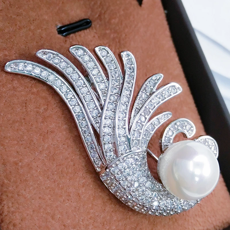Quente da Asa do Anjo Vestido de Festa Broche de Zircão do Vintage Broches Bouquet Corsage Pinos Hijab Feminino Acessórios Fivelas Cachecol Jóias 9 Acessórios Fivelas Cachecol Broche de Zircão Do Vintage Jóias