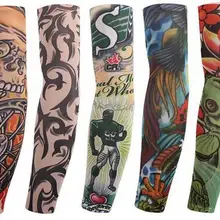 1 шт.(не 1 пара) рукава татуировки Хэллоуин Длинные рукава нарукавники для боди-арта рукава
