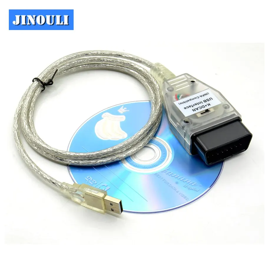 Совместим с INPA USB OBD2 интерфейс включен Функция поддерживает K протоколы линии для
