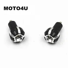 MOTO4U Универсальный Пара 7/" 22 мм Бар Конец Ручки Кепки руль Chopper Cruiser мотоцикл