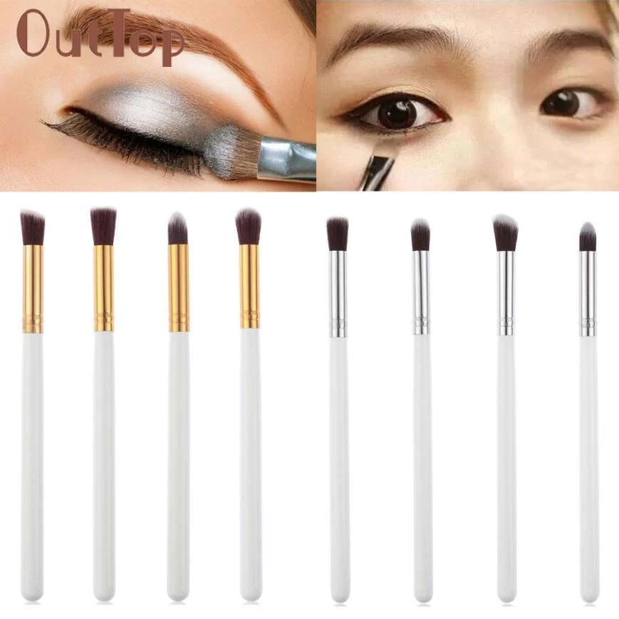 

4Pcs Makeup Brush Set Cosmetic Tool Eyeshadow Eye Contour Powder Foundation Blending Brush Set Freeshipping 30p1224