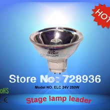 CHANGSHENG хорошее качество ELC JCR 24V250W Галогенная Лампа для проектора лампа ELC 24 В 250 Вт MR16 Кубка лампы