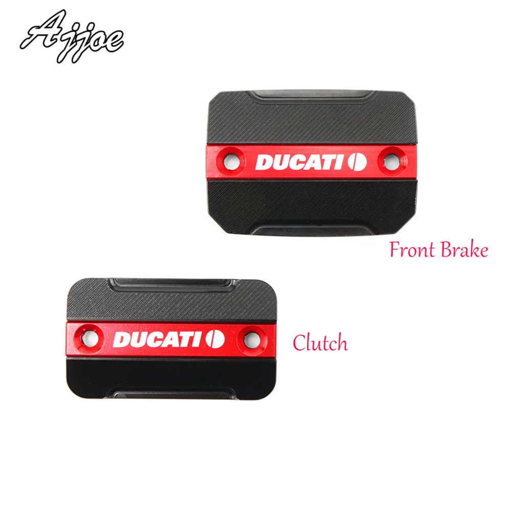 Tanie Motocykl przedni hamulec sprzęgło zbiornik płynu pokrywa dla Ducati Monster 696 Monster 795 Monster 796
