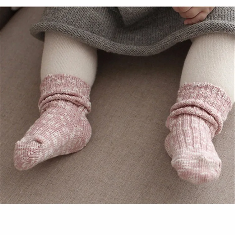 Носки для малышей от 0 до 24 месяцев Милые Мягкие нескользящие носки для новорожденных мальчиков и девочек модные