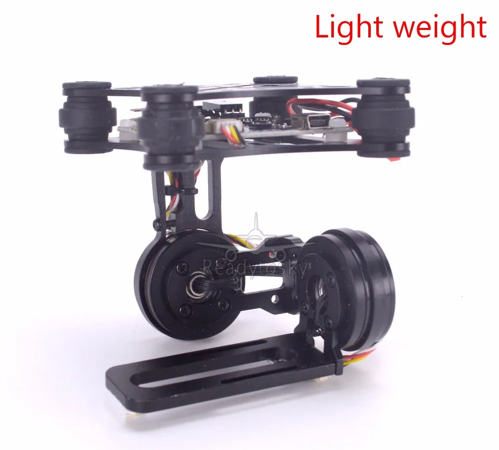 Special Offer RTF FPV Airplane Gopro3 Lightweight 2AXIS Brushless Gimbal Board with Sensor Free