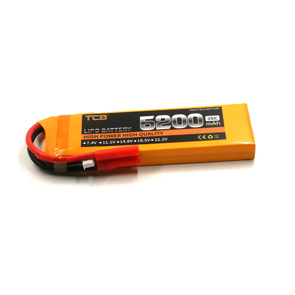 Аккумулятор TCB LiPo 7 4 v 5200 мА/ч 35C 2S радиоуправляемый самолет Квадрокоптер батарей