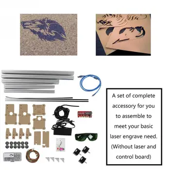 

110-240V Engraver Printer CN Plug Engraving Machine Kits Desktop DIY Machine Printer Kit CNC Printer