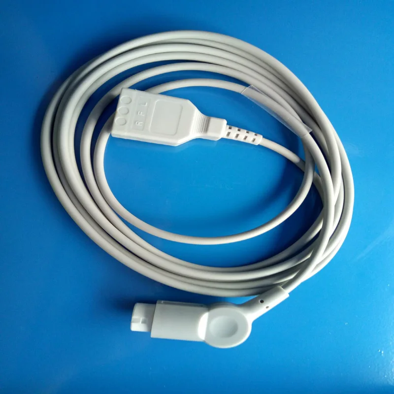 Compatible with PHILIPS(HP) ECG Machine HP 12pin 3-lead cable AHA and IEC.Use for Siemens leadwire. |