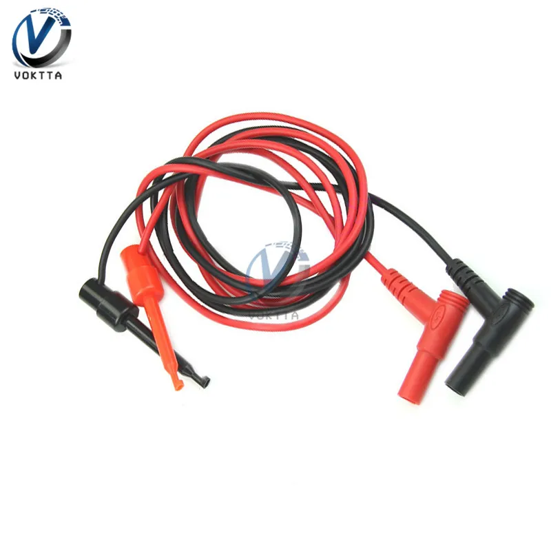 

C18 New Banana Plug To Test Hook Clip Probe Cable For Multimeter Test Equipment