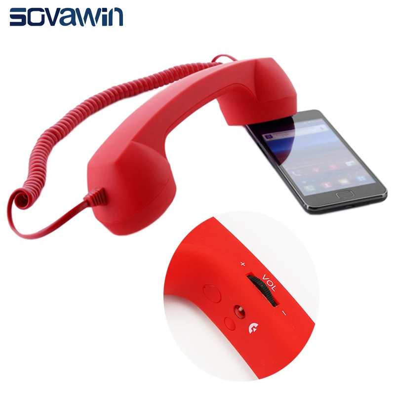 Classic Universal Telephone Mobile Phone Handset Receiver Audio Jack 3