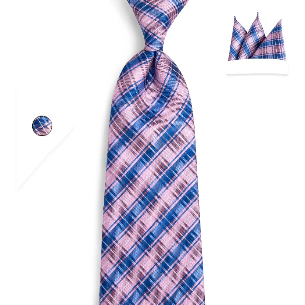 DiBanGu розовый синий пледы Для мужчин шеи галстук-бабочка галстук смокинг галстук тканый Жених Свадьба Свадебная вечерние Боути Галстуки NL-0019