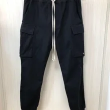 2019ss мужские хлопковые брюки Оуэн готические женские повседневные летние весенние черные брюки карго