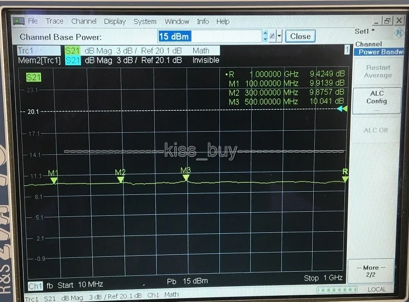 10 МГц 1 ГГц 1000MHz10dB gain 0 5 дБ колебания 27 дБм выходная стандартная локальная сеть FM HF