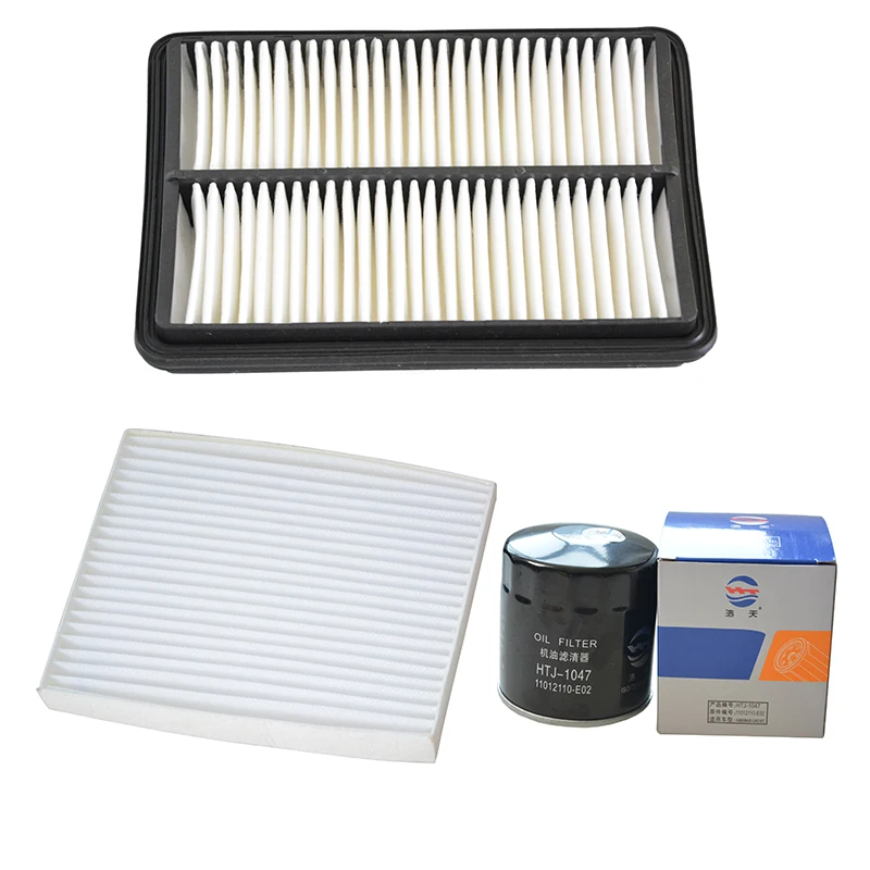 

Air Filter Cabin Filter Oil Filter for Great Wall Haval H3 2.5TDI Diesel 2.8TDI Diesel K1-1109020 8104400-BK00XA 11012110-E02