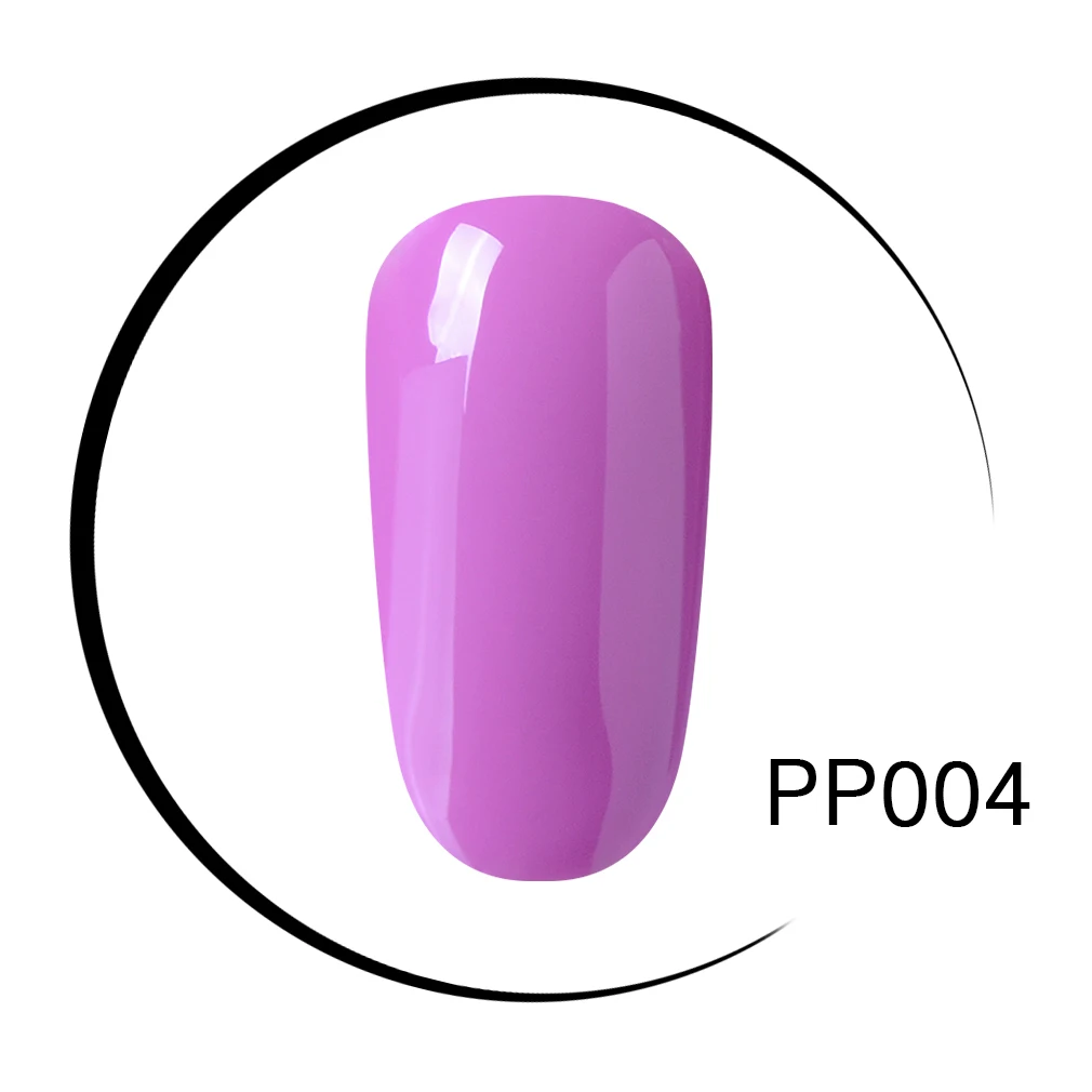 PP004 Elite99, 10 мл, гель для ногтей фиолетового цвета, модный УФ-гель для ногтей, замачиваемый, Полупостоянный светодиодный лак для ногтей - Цвет: PP004
