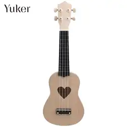 DIY Ukuleles укулеле студент DIY Гавайская гитара крепкий сырой древесины Цвет Tilia 3 стиля Нежная детская