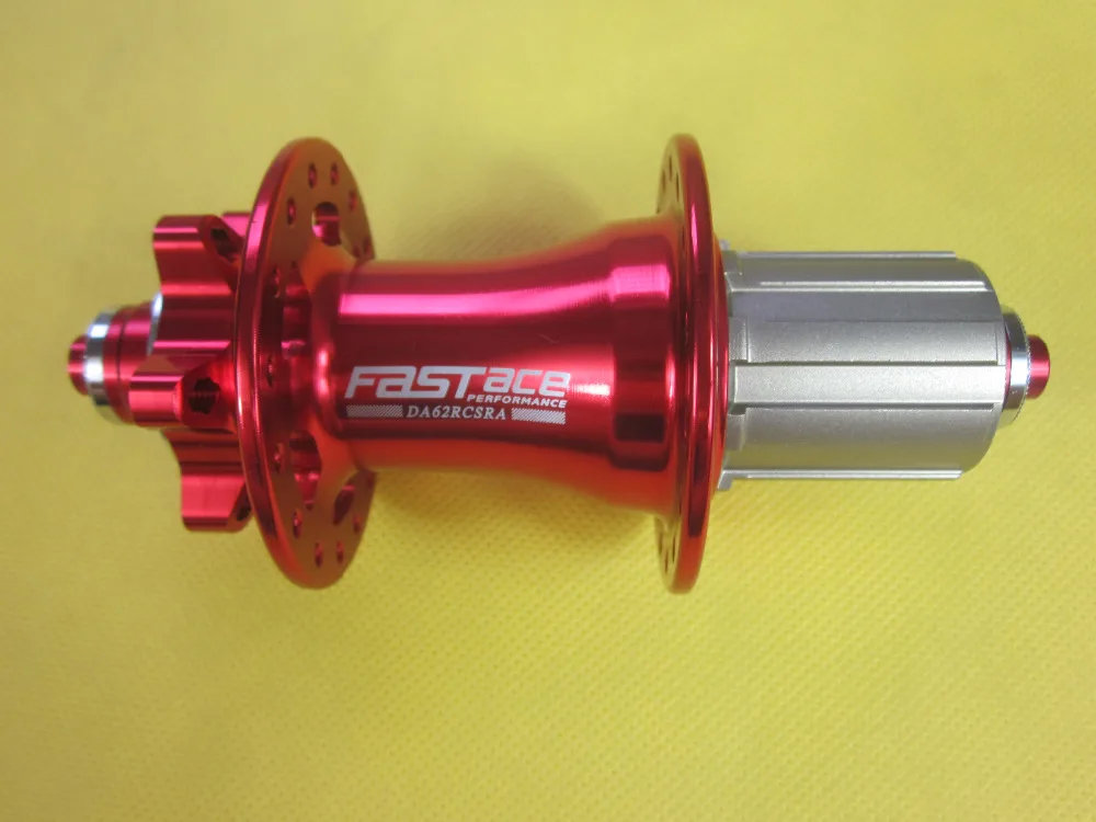 

3 IN 1 Fastace DA62 MTB J-hook Rear Hub 32 Holes Disc Brake 325g O.L.D 135mm QR Black Red Cartridge Bearing Mountain Bike Parts