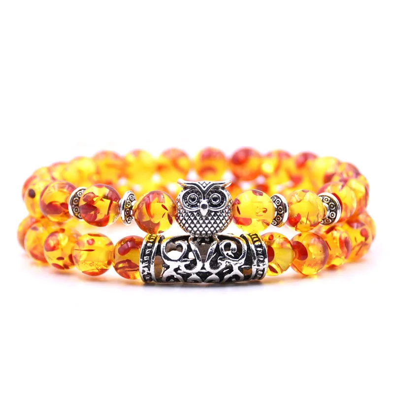 Bracelet de distance couple jaune Bracelet de distance couple jaune