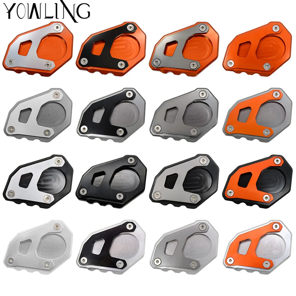 Motorcycle CNC Kickstand Foot Side Stand Extension Pad Support Plate For  Adventure 1290 1050 1090 1190 1290 Super Adventure