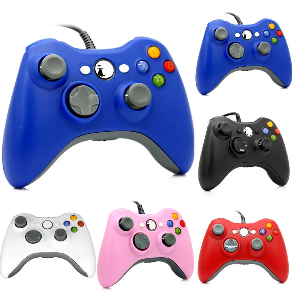 5 Color Gamepad USB Wired Joypad Controller For Microsoft for Xbox Slim 360 for PC for