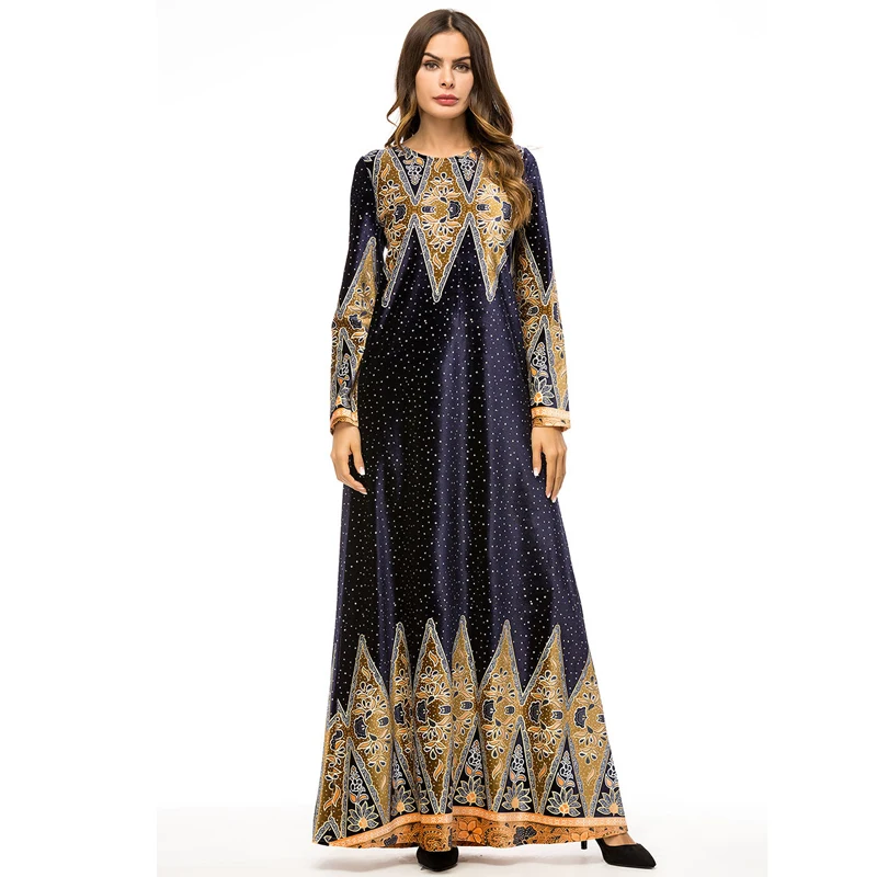 

Abayas For Women Vestido 2019 Qatar Velvet Muslim Hijab Dress Jilbab Kaftan Abaya Robe Musulmane Longue Dubai Islamic Clothing