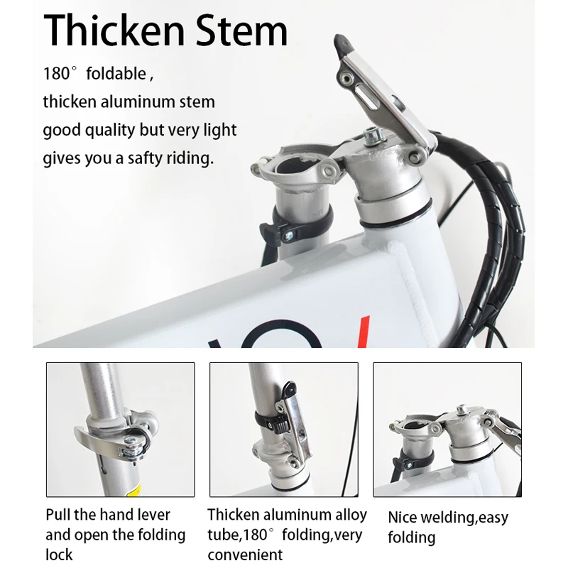 Flash Deal G Two design for commuter 14inch smart folding aluminum hand carry fast speed mini electric bicycle 250W 48V  ebike dyu d3 5