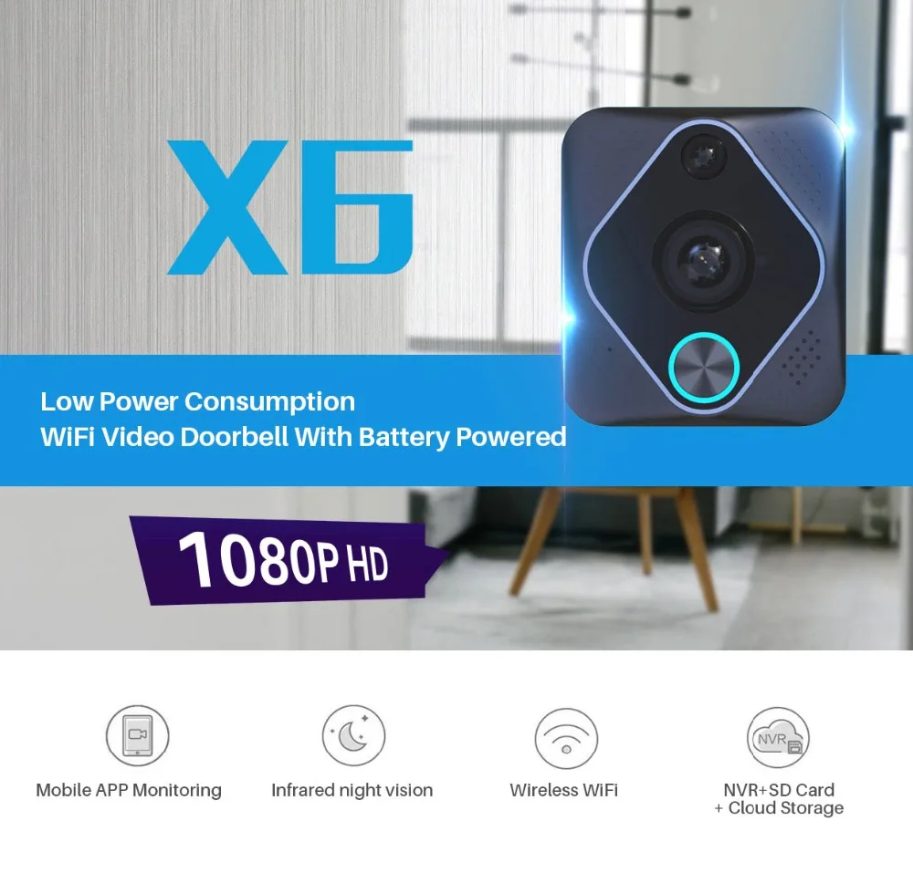 1080P HD WIFI Video DoorBell (1)