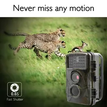 12MP охоты Камера 0,6 s быстрого запуска дикой природы Камера 34 шт. 850nm низкая свечение ИК-светодиодов IP66 Водонепроницаемый Дизайн игры камера