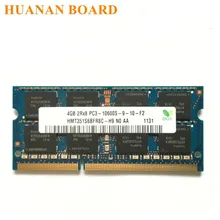 SK hynix чипсет 4 Гб 2Rx8 PC3 10600S DDR3 4G 1333 МГц ноутбук память модуль SODIMM ram