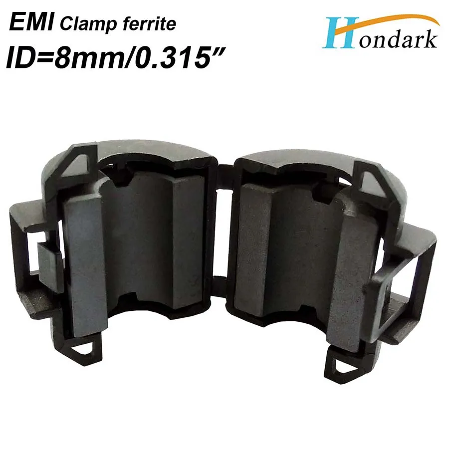 

5pcs each inner diameter 7mm 8mm 9mm split clip EMI RFI filter ferrite bead ferrite ring onUSB HDMI digital power cable,15ea/lot