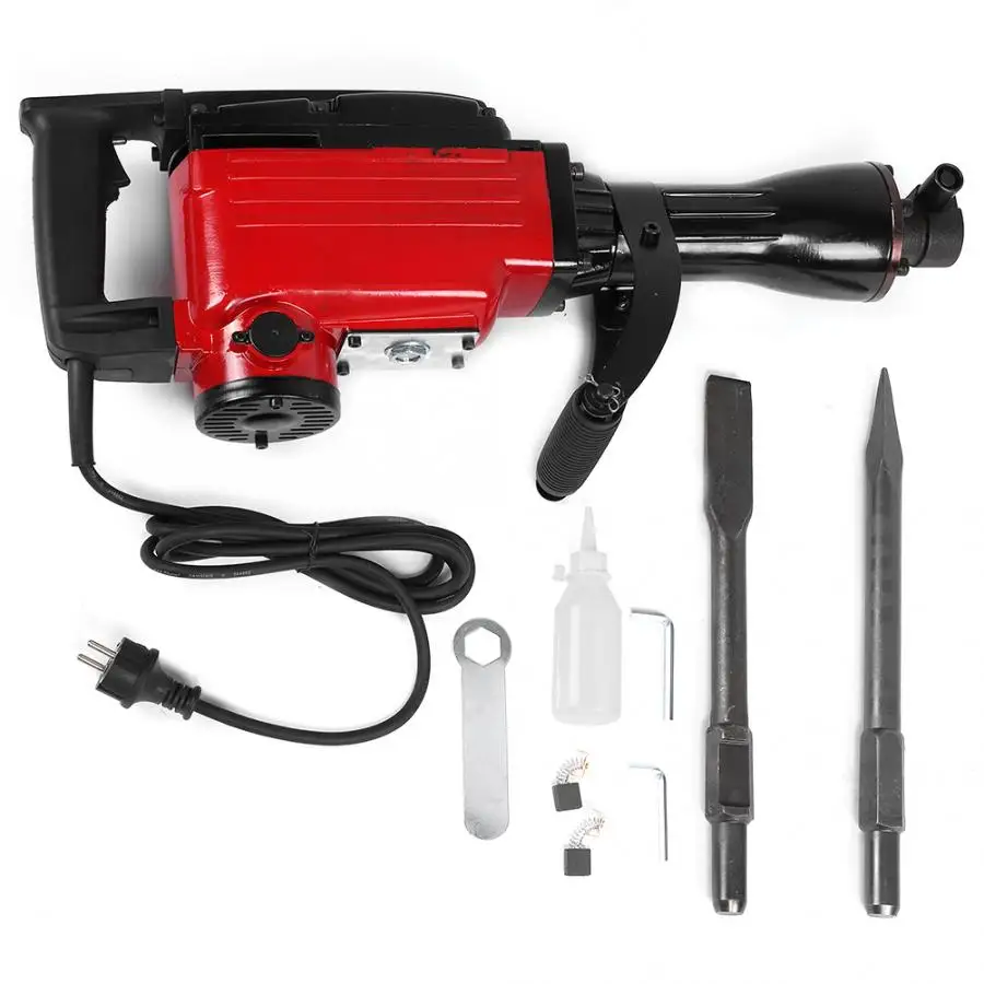 

Martillo Demoledor Heavy Duty Electric Demolition Jack Hammer Concrete Breaker Punch Chisel Bit DE Plug 220V Trapano A