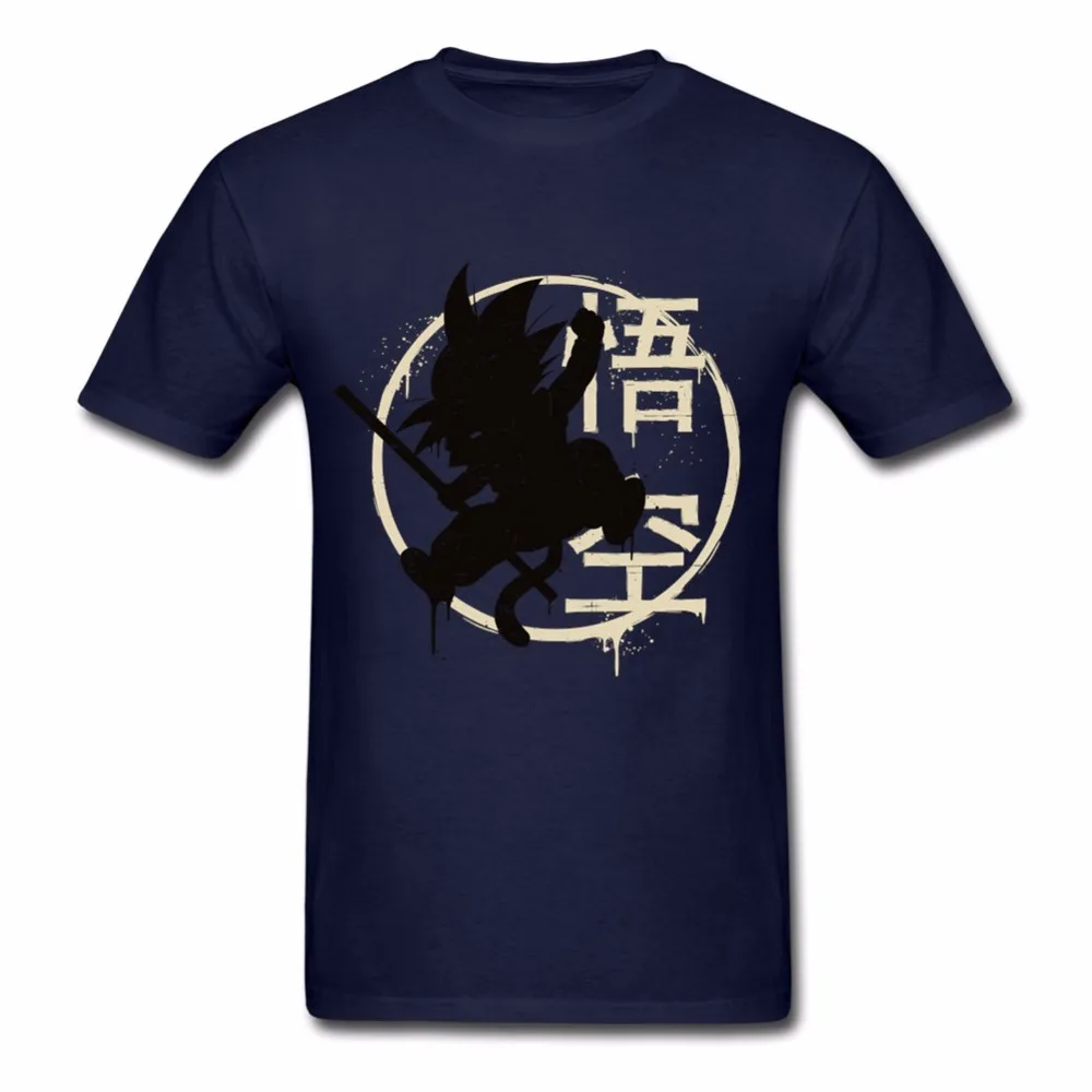 Pop Goku Jump Top Tee Teenage Pre-Cotton Shirts Online Designer Round Collar Mens Tshirt | Мужская одежда