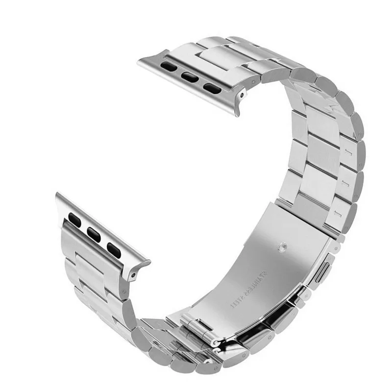 Нержавеющая сталь полосы для наручных часов Apple Watch 4 ремешок 42 мм 44 заменитель мужчины T классический браслет для наручных часов iWatch серии 1/2/3 ремешок 38 мм 40 мм