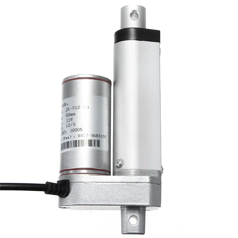 

50mm DC12V Max Load 1000N Linear Actuator Electric putter Aluminum Wear-resistant 12/s