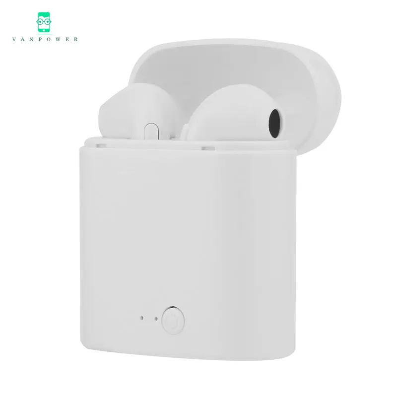 

mini Bluetooth Wireless earphones i7s TWS Earbuds headset Stereo music Earphone with Charging Box for Android IOS Phone