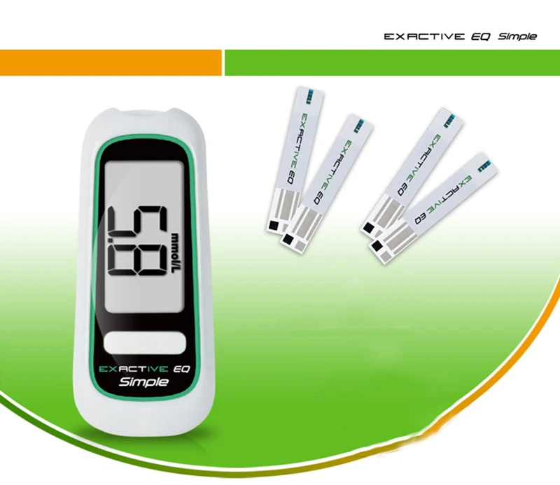 MICROTECH MEDICAL EQ  Blood Suger Monitor glycuresis Monitor Glucose meter medidor de glicose with 100 Diabetic test strips & Lancets +Blood Sampling Pen-1