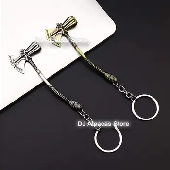 

Avengers 4 Keyring Thor Stormbreaker Alloy Key Chains Cosplay Thor Hammer Keychain