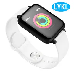 LYKL B57C анти-акварельный экран умные часы Сфигмоманометр браслет Bluetooth умные часы мужчины и женщины спортивный браслет