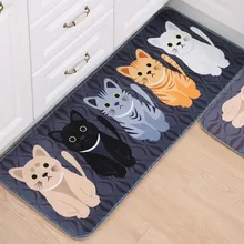 Adasmile милый кот мультфильм коврик из пены с эффектом памяти ковры, Коврики для детской комнаты гостиной кухни ванной комнаты пол