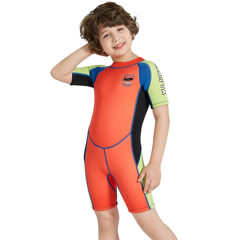 Boys Diving Wetsuit 2.5MM Children Sunscreen Snorkeling Surfing